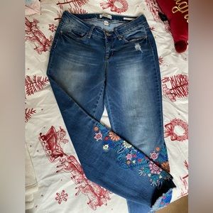 Vintage America embroidered jeans
